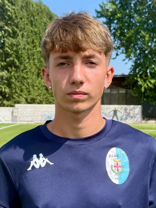 Ritratto di Juan Carlos Lazzarin, numero 18 dell'Albese 1917