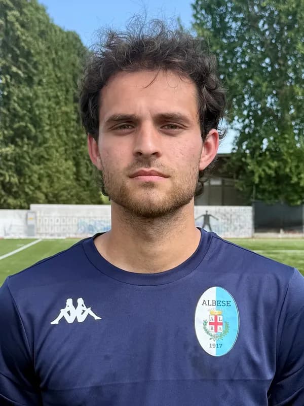Ritratto di Andrea Bosio, numero 6 dell'Albese 1917