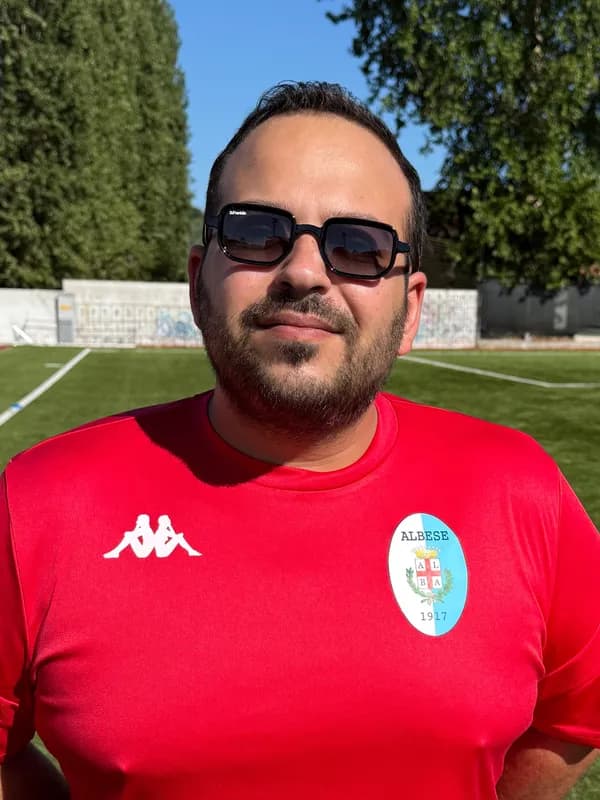 Ritratto di Matteo Colella, social media manager dell'Albese 1917
